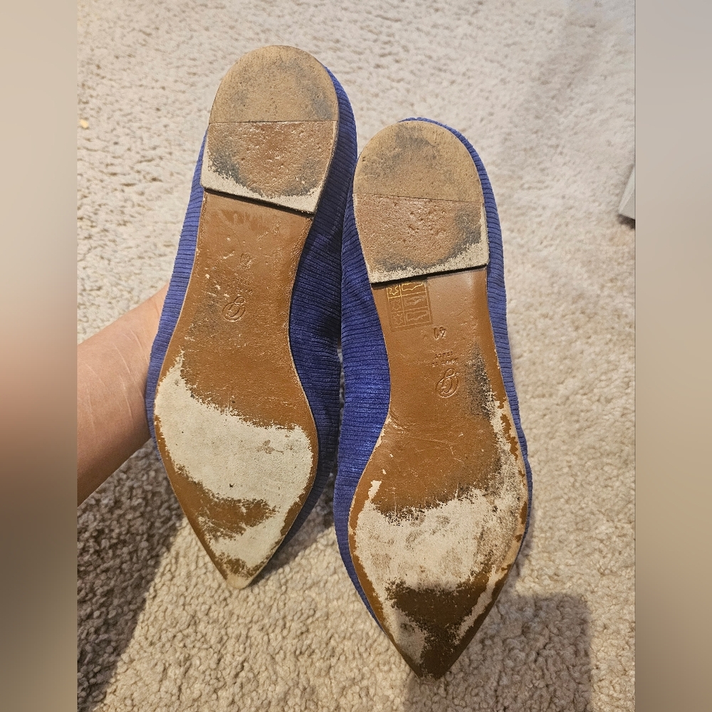 M. Gemi Blue Flats Size 41 - Picture 2 of 4